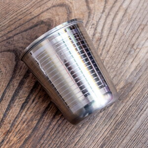 ステンレスのチャイカップ 直径:約7cm 高さ:8.5cm / コップ グラス コースター ラッシー マグカップ コーヒー インド アジアン食品 エスニック食材