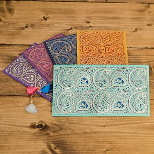 インドの封筒 ARAADHYA / チマンラール Chimanlals チマンラールのレターセット 便箋 メッセージカード エスニック アジア 雑貨