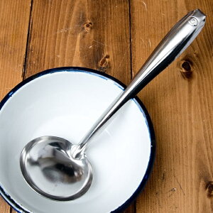 フック付きタイのお玉 約60ml 調味料をすくうのに便利 / 調理器具 レードル おたま 柄杓 インド 食器 アジアン食品 エスニック食材