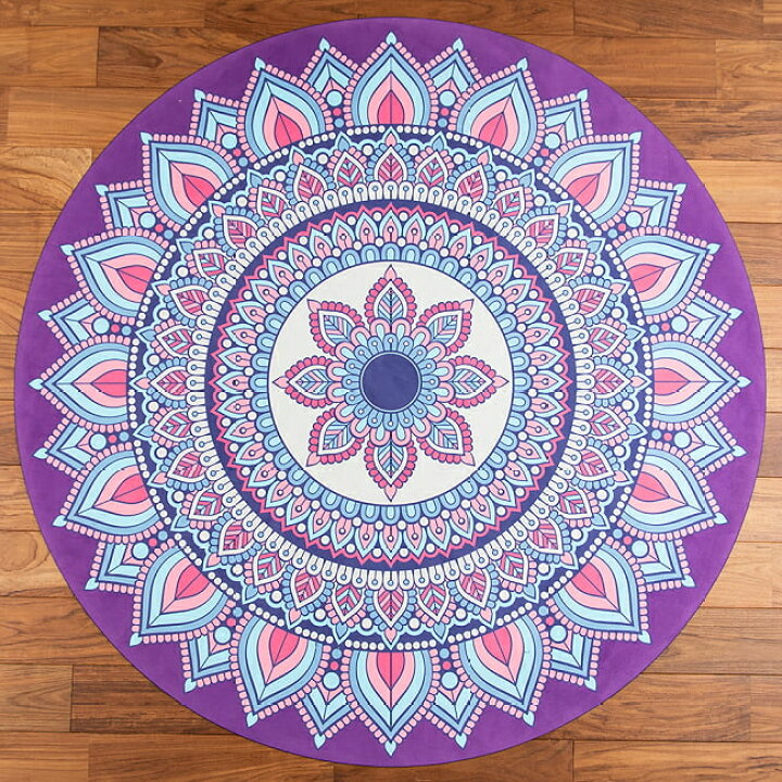 楽天市場 送料無料 マンダラ模様の高品質ラウンドヨガマット 直径1 4m 厚さ4mm エスニック リラックス アウトドア Yoga インド アジア 雑貨 レビューで1000円クーポン プレゼント インド雑貨 アジア雑貨 Tirakita