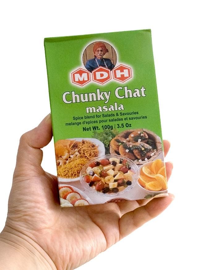 格安 価格でご提供いたしますチュンキー チャット マサラ 小サイズ スパイス エスニック食材 ミックス エイチ） カレー 100g インド料理  アジアン食品 MDH（エム ディー ミックススパイス・混合調味料
