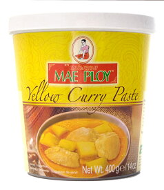 イエローカレーペースト 400g 〔MAE PLOY〕 / タイ料理 タイカレー 料理の素 PLOY（メープロイ） ココナッツ特集 エスニック料理 ココナッツオイル アジアン食品 エスニック食材