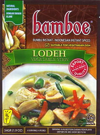 【bamboe】インドネシア料理 ロデの素 LODEH / バリ 料理の素 ハラル bamboe（バンブー） ナシゴレン 食品 食材 アジアン食品 エスニック食材
