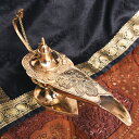 【送料無料】 アラジンの魔法のランプ 存在感がある 特大サイズ 【31cm×18cm】 / アラジンランプ オイルランプ 千夜…