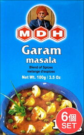 【6個セット】ガラムマサラ スパイス ミックス 100g 小サイズ 【MDH】 / インド料理 カレー アジアン食品 エスニック食材