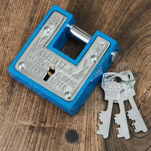 インドの南京錠 Cedila BAR LOCK / 鍵 カギ ロック アンティーク ヴィンテージ 防犯 エスニック アジア 雑貨