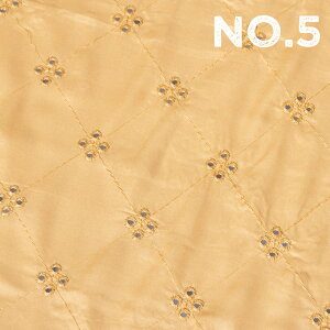 〔1m単位切り売り〕〔各色あり〕インドの伝統模様布 ミラーワーク系ファブリック〔幅約111cm〕 / 商用利用可 テーブルクロス おしゃれ 計り売り布 生地 アジア布 手芸 アジアン 化繊布 エス