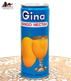 マンゴー ドリンク MANGO NECTAR 240ml / ジュース フィリピンのドリンク GINA(ジーナ) フィリピン料理 カレカレ シニガン 食品 食材 アジアン食品 エスニック食材