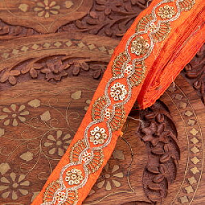 ԌSuperSale k[^[l`Ae[v  Xі͗l̃S[^hJk 2.8cml WC}fB / Gota embroidery WX^ | ԕ GXjbN { `