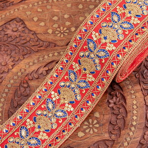 yS5Fz yɑ7.5cmz `Ae[v [^[  Xі͗l̃S[^hJ | / Gota embroidery WX^ | ԕ GXjbN { `e[v Ch AWA 