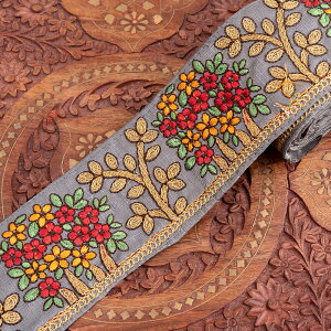 yɑ8cmz `Ae[v [^[  Xі͗l̃S[^hJ J / Gota embroidery WX^ | ԕ GXjbN { `e[v Ch AWA z t@ubN