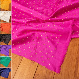 〔1m切り売り〕インドの伝統模様布 光沢感のあるシンプル模様〔幅約110cm〕 / キラキラ布 豪華な布 テーブルクロス おしゃれ 計り売り布 生地 アジア布 手芸 アジアン ファブリック 計り売りの布 エスニック