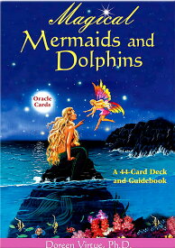 【送料無料】 マーメイド＆ドルフィンオラクルカード Mermaid Dolphin Oracle Card / 占い カード占い タロット JMA アソシエイツ(ライトワークス) 占術関連全部見る ルノルマン コーヒーカード インド 本 印刷物 ステッカー ポストカード ポスター
