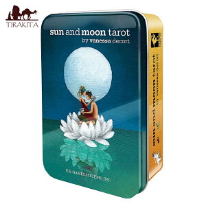 zƌ̃^bgʓ Sun and Moon Tarot in Tin / INJ[h 肢 J[h肢 US Games p֘AS m} R[q[J[h Ch {  XebJ[ |XgJ[h |X^[