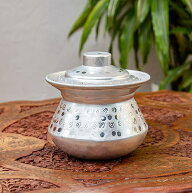 アルミのビリヤニ鍋 1.5人前サイズ 830cc程度 / アルミ食器 テーブルウェア 食器セット アウトドア レジ…
