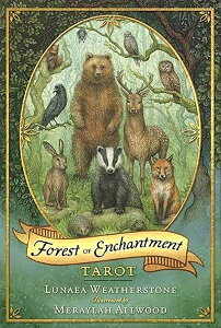 【送料無料】 フォレストオブエンチャントメントタロット Forest OF Enchantment TAROT / オラクルカード 占い カード占い LLEWELLYN Bools 占術関連全部見る ルノルマン コーヒーカード インド 本 印刷