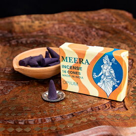 Meera コーン香 Opium （阿片）の香り / Mirabai インセンス お香 Gulabsingh Johrimal インドのコーン香 アジア エスニック