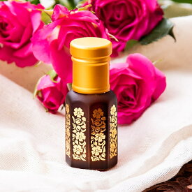 【Superior】プシュカル ダマスク ローズオイル【精油 6ml】 / ローズオットー 水蒸気蒸留法 薔薇油 香水 パヒューム 香油 TIRAKITA(ティラキタ) スキンケア インド コスメ アーユルヴェーダ 化粧品