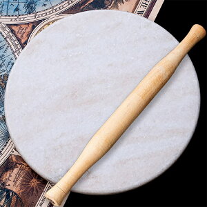 【セット】チャパティ伸ばし台と伸ばし棒のセット / のし台 こね台 石製 チャクラ ベランチャパティ 綿棒 麺棒 延し棒 めん棒 調理器具 インド 食器 アジアン食品 エスニック食材