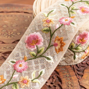 yS3Fz`Ae[v [^[  Xі͗l̃S[_hJk 6cml iqƒӖ͗l / Gota embroidery WX^ ~[[N | ԕ GXjbN Ch AWA z t@