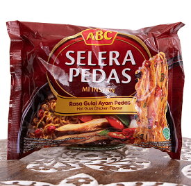 SELERA PEDAS グライアヤムプダス味ラーメン ABC Rasa Gulai Ayam Pedas / インドネシア料理 インスタント麺 ハラル ABC(エービーシー) 新入荷 再入荷 お買い得 お試し 食品 食材 まとめ買い アジアン食品 エスニック食材