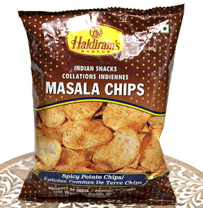 【送料無料】 15個セット】インドのお菓子 極厚ポテトチップス MASALA CHIPS 80g Hardiram's / ハルディラム ポテチ マサラ マサラ味 インスタント スナック アジアン食品 エスニック食材