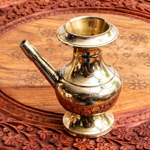 ブラス製カルワ karuwa ネパール伝統の水差し 高さ10cm程度 / 計量カップ 調理器具 インド 食器 アジアン食品 エスニック食材 食材【レビューで500円クーポン プレゼント】