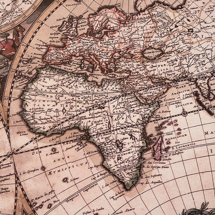 楽天市場】【17世紀】アンティーク地図ポスター Nova Totius Terrarum 