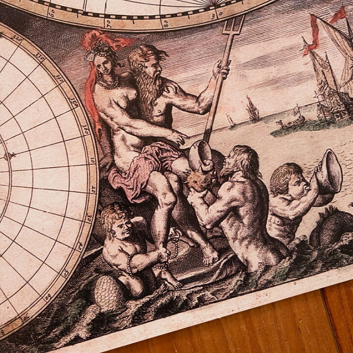 楽天市場】【17世紀】アンティーク地図ポスター Nova Totius Terrarum