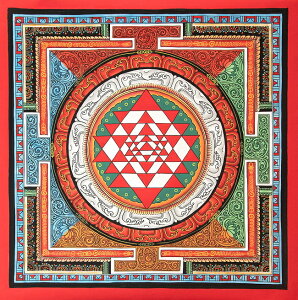 yz k_l^J V g Sri Yantra 䶗 54x54cm /  }_ `xbg ` ֑ɗ Ch {  XebJ[ |XgJ[h |X^[yr[1000~N[|