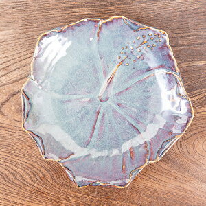 エスニック気分を盛り上げる オーキッドプレート 20cm Yellow green / 蓮 ハスの花 睡蓮 タイ 陶磁器 皿 カップ スプーン 食器セット 小皿 インド カレー皿 ターリー チャイ チャイカップ アジア