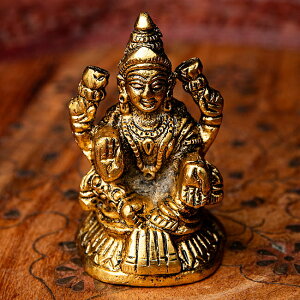 ラクシュミ ホワイトメタル 7cm / ラクシュミ像 神様像 仏像 インドの神様像 置物 エスニック アジア 雑貨【レビューで500円クーポン プレゼント】