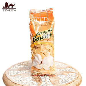 【FINNA】激うま!!にんにくせんべい GARLIC CRACKERS 380g / ガーリック好き インドネシアスナック おやつにもおつまみにも ビールがすすむ おつまみに最高 ザクザク食感 FINNA(フィナ) バリ ナ