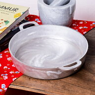 【送料無料】 〔約27cm〕ベトナムの台所から 無垢で素朴なアルミ両手鍋 / ベトナム鍋 アルミ鍋 ベトナム…