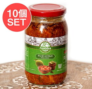 �y���������z 10�Z�b�g�z�C���h�̃s�N���X �i�A�`���[���j �}���S�[400g �yAMBIKA�z / �Е� �C���h���� ���� �X�p�C�X �J���[ �A�W�A���H�i �G�X�j�b�N�H��