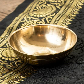 金色の小皿 直径 5cm / ディヤ ディワリ オイルランプ 礼拝用品 インド お香立て インセンス アジア エスニック