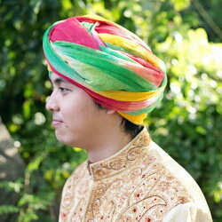 楽天市場 インド人になれる ラジャスタンの本格カラフルターバン 仮装 結婚式 Tarban 舞台 衣装 メンズ 男性物 民族衣装 エスニック衣料 アジアンファッション エスニックファッション インド雑貨 アジア雑貨 Tirakita