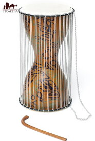 【送料無料】 トーキングドラム / アフリカ 打楽器 民族楽器 民族楽器の打楽器 全部 インド楽器 エスニック楽器 ヒーリング楽器【レビューで1000円クーポン プレゼント】