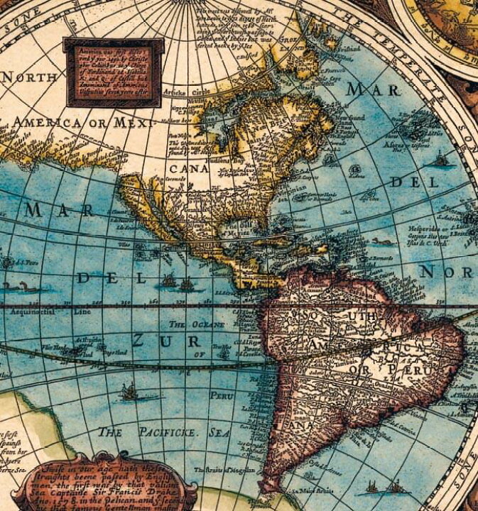楽天市場 17世紀 アンティーク地図ポスター A New And Accvrat Map Of The World 両半球世界地図 古地図 インド 東南アジア 本 印刷物 ステッカー ポストカード インド雑貨 アジア雑貨 Tirakita