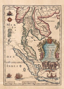 y17IzAeB[Nn}|X^[ CARTE DU ROYAUME DE SIAM y^Cy ӏz / Òn} En} Ch AWA {  XebJ[ |XgJ[h