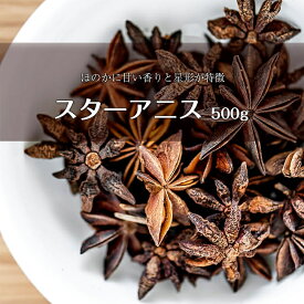 スターアニスホール StarAnise Whole 【500gパック】 / ホースパイス インド Ambika(アンビカ) カレー アジアン食品 エスニック食材 食材【レビューで500円クーポン プレゼント】