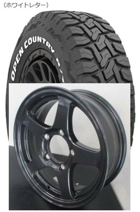楽天市場】【ジムニー専用・ホイール付き4本セット】TOYO オープン 