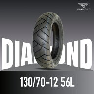 130/70-12 56L Diamond ダイヤモンド スクーター 原付タイヤ チューブレス 1本 送料無料