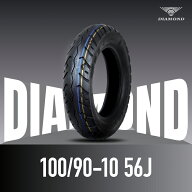 100/90-10 56J Diamond ダイヤモンド スクーター 原付タイヤ チューブレス 1本 送料無料
