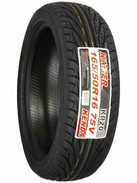 楽天市場】【タイヤ交換可能】4本セット ケンダ KENDA KR20 165/50R16 