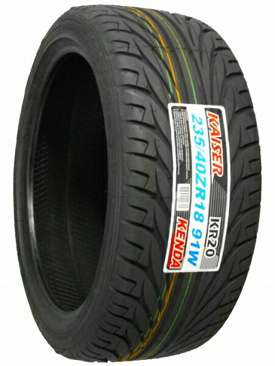 楽天市場】【タイヤ交換可能】4本セット ケンダ KENDA KR20 235/40R18 