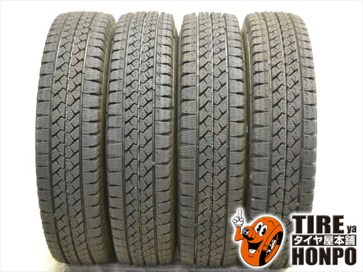 中古ブリザックVL1 165R13-6PR スタッドレスタイヤ4本セット - タイヤ 