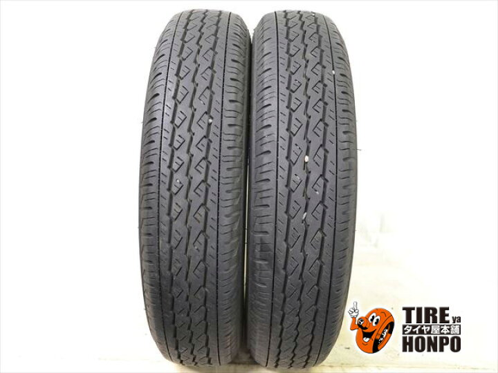楽天市場】中古タイヤ 2本セット 145/80R12 80/78N ブリヂストン K370 