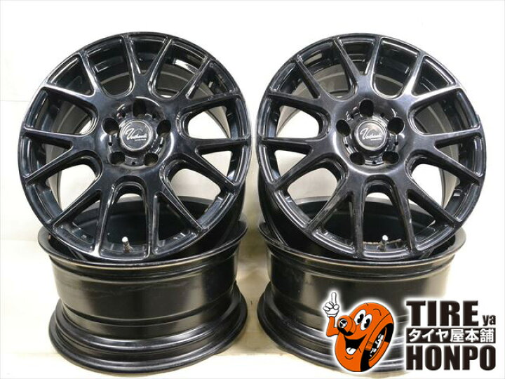 楽天市場】中古アルミホイール 4本セット 17インチ ヴェルザンディ 
