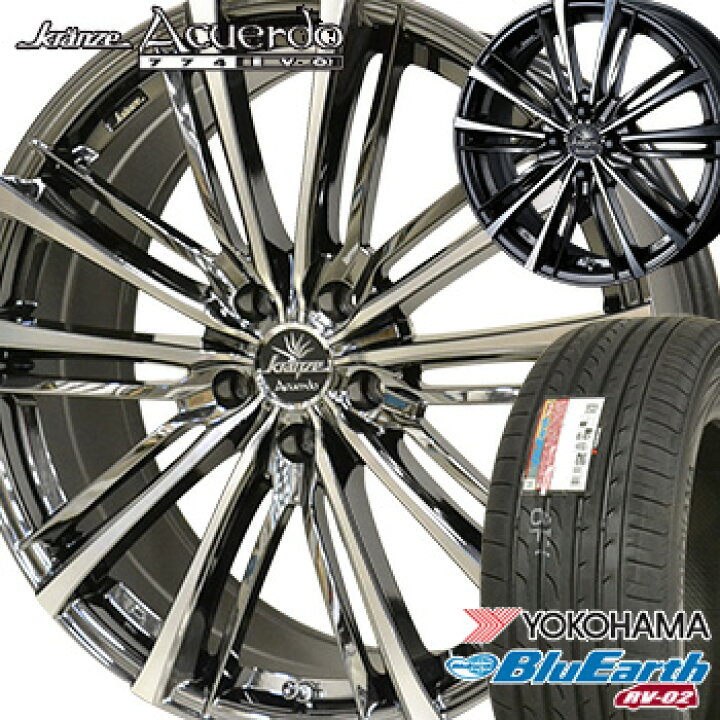楽天市場】225/40R19 ヨコハマ ブルーアース RV-02 サマータイヤ 